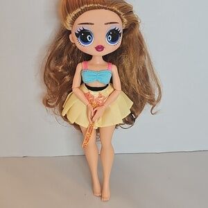 L.O.L. Surprise! Fashion Doll with Yellow Skirt and Blue Top